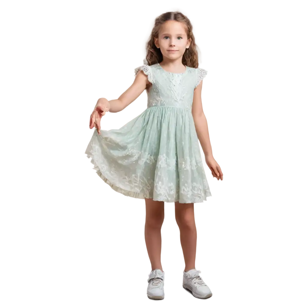 Child-in-a-Dress-PNG-Image-HighQuality-and-Versatile-Design-for-Creative-Use