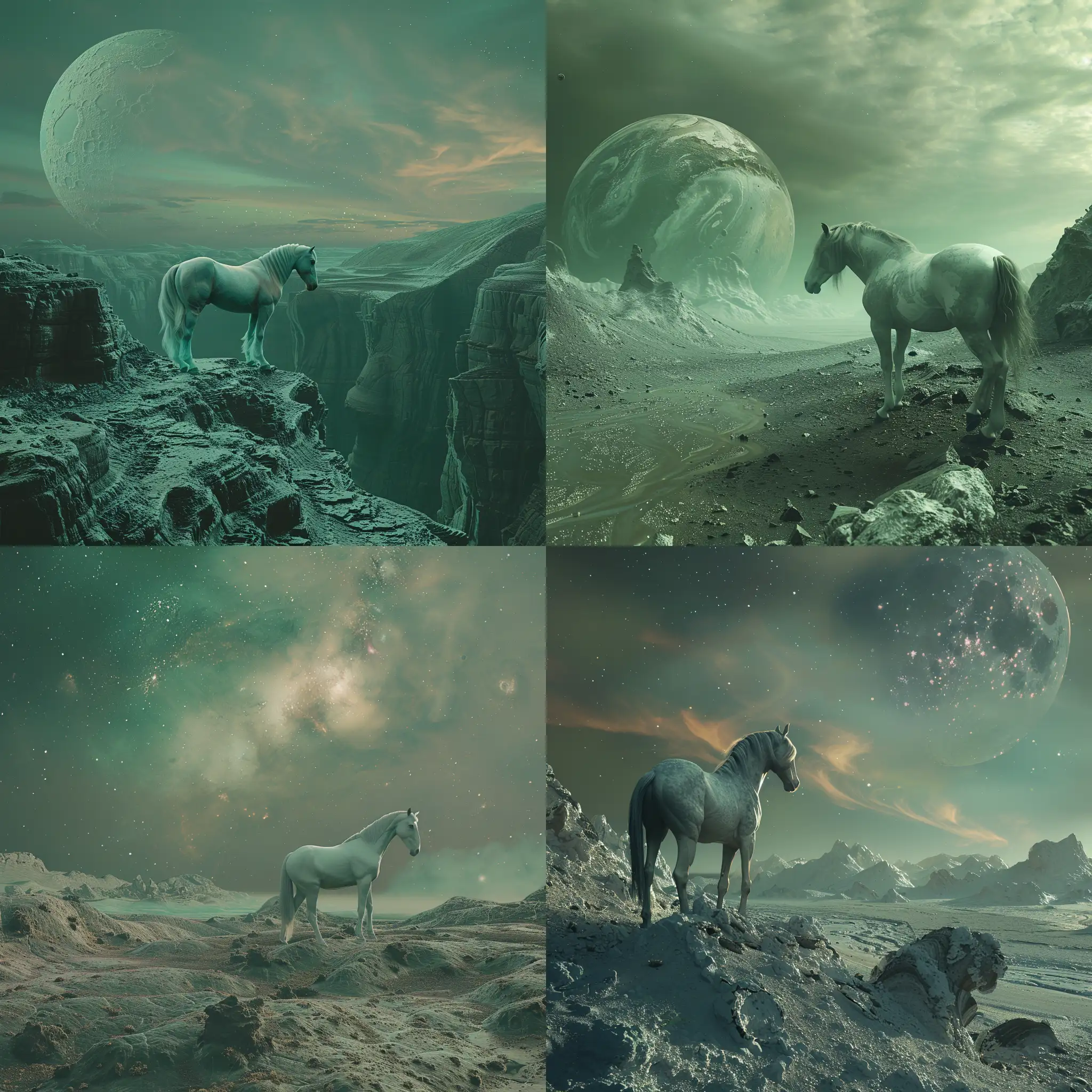 Fantastical-Cosmic-Landscape-with-Blue-Horse-in-UltraDetailed-Film-Photography