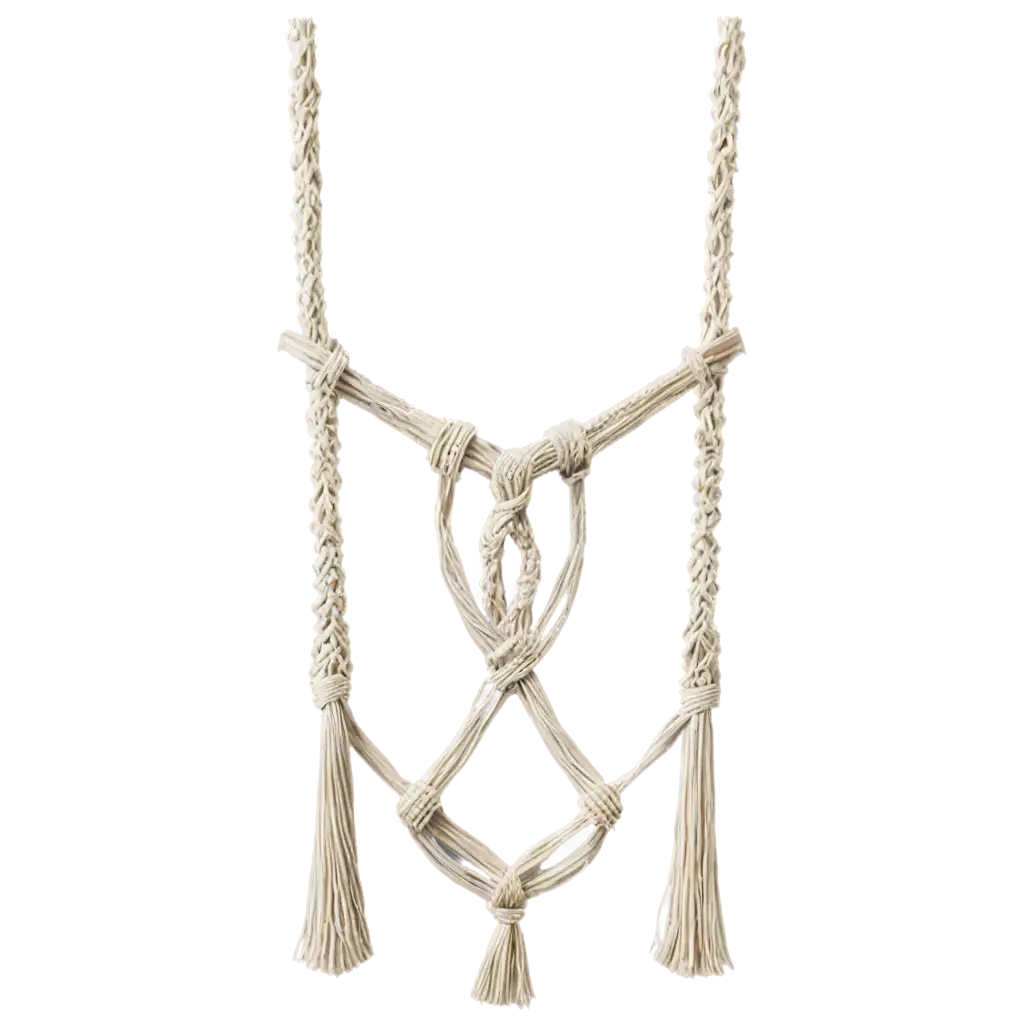 Stunning-Macrame-Design-in-FFCBA4-Color-HighQuality-PNG-Image