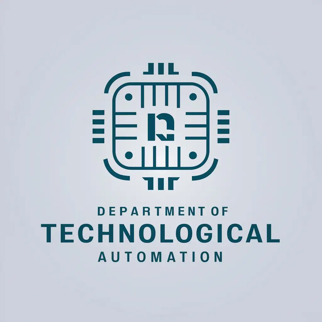 LOGO-Design-for-Department-of-Technological-Automation-Electronic-Board-Symbol-in-Modern-Style