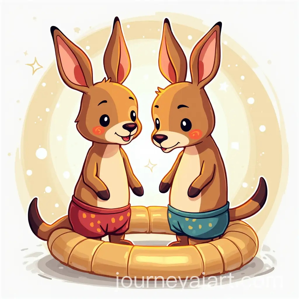 Two-Cute-Kangaroo-Boxers-in-a-Magical-Ring