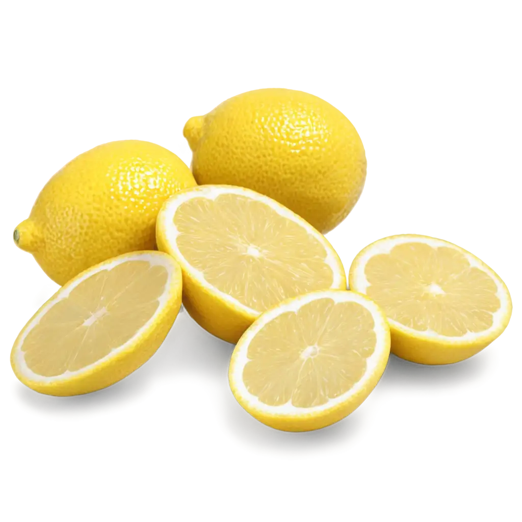 HighQuality-Lemon-Slices-and-Whole-Lemon-PNG-Image-for-Versatile-Use