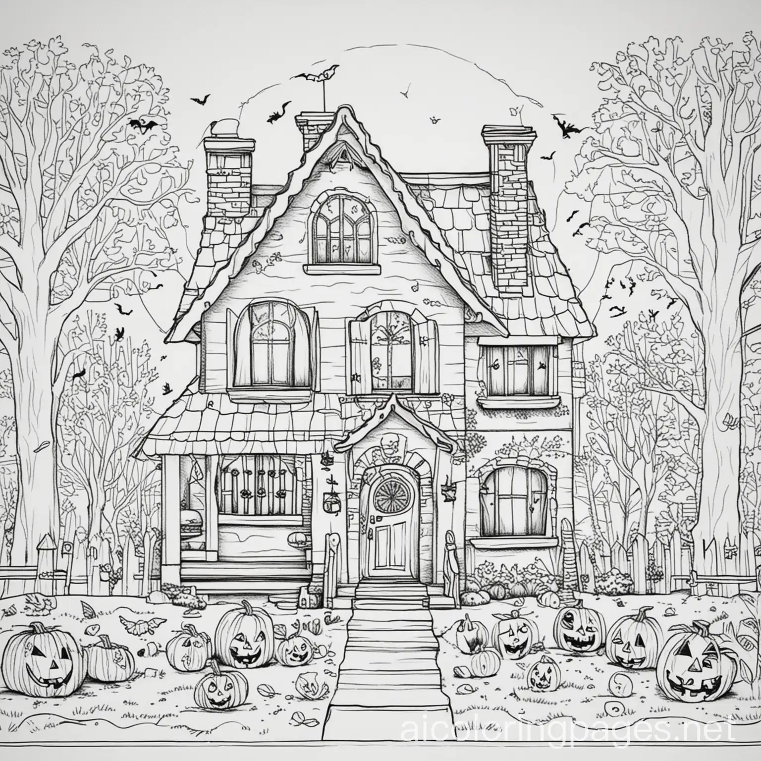 Simple-Halloween-Coloring-Page-with-Clear-Outlines