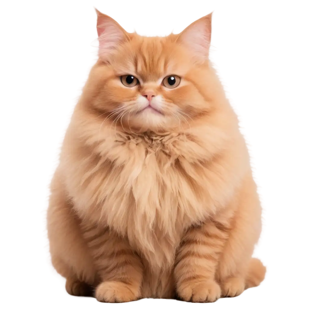 Adorable-Fluffy-Fairy-Fat-Tiny-Cat-Smiling-HighQuality-PNG-Image