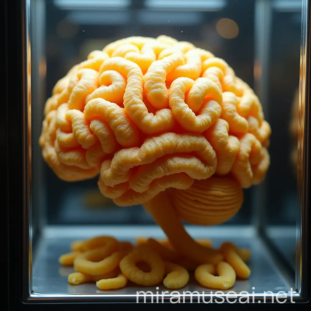 BrainShaped Snack in a Vending Machine