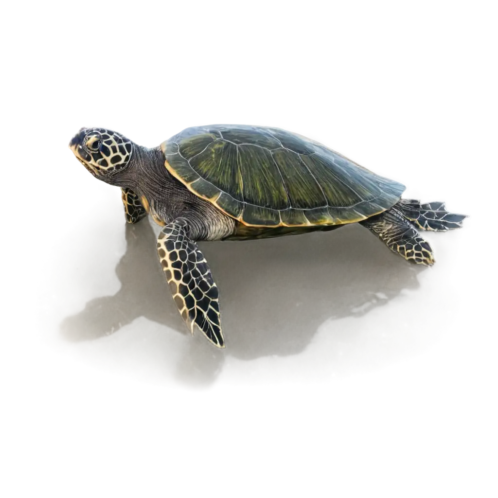 Turtle-in-Water-PNG-HighQuality-Transparent-Image-for-Versatile-Use