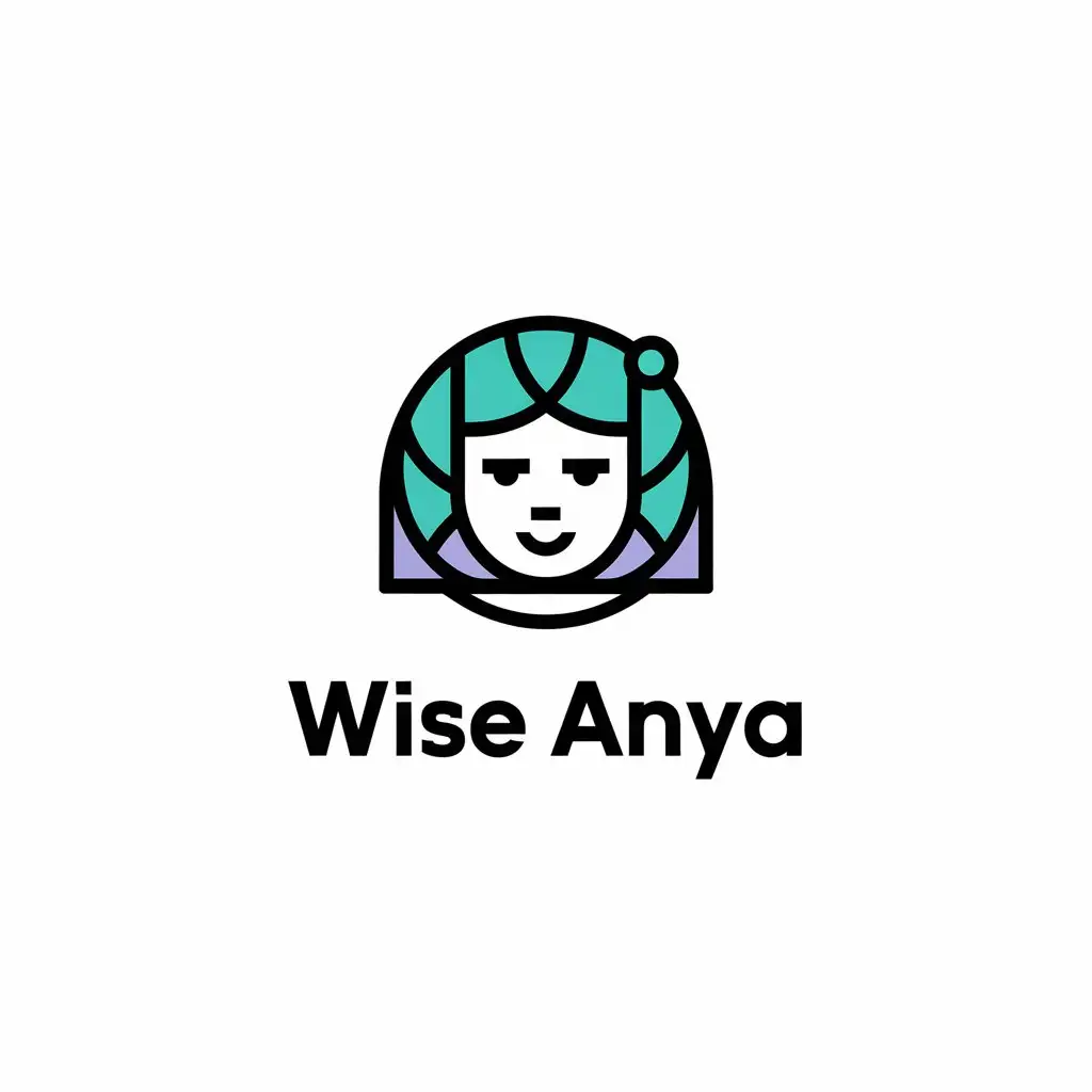 LOGO Design for Wise Anya Minimalistic API Assistant for Technology Industry