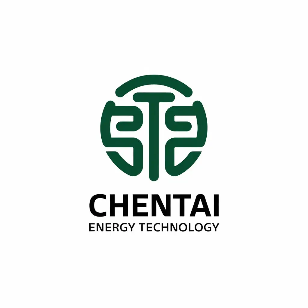 a vector logo design,with the text "Chentai Energy Technology", main symbol:Chen Tai,Moderate,be used in technology grains industry,clear background