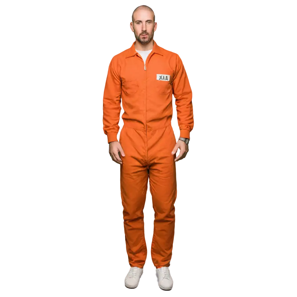 Realistic-Orange-Prison-Jumpsuit-PNG-for-Graphic-Design-Projects