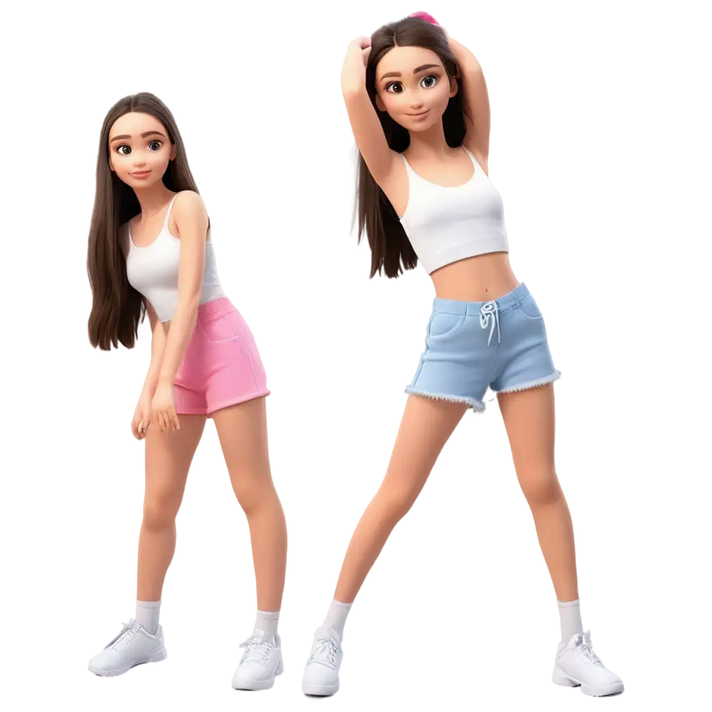14YearPNG-Image-Prompt-AnalysisOld-Cartoon-Girl-Doing-a-TikTok-Dance-Backwards-PNG-Image-for-Creative-Use