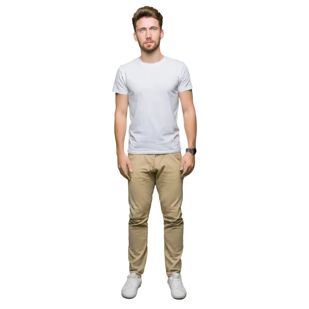 HighQuality-PNG-Image-of-White-Male-TShirt-Perfect-for-Versatile-Digital-Applications