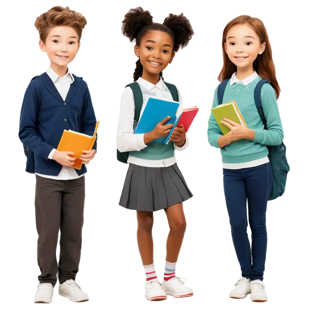 Cheerful-and-Colorful-School-Children-Illustration-PNG-Perfect-for-Educational-Website-Login-Pages