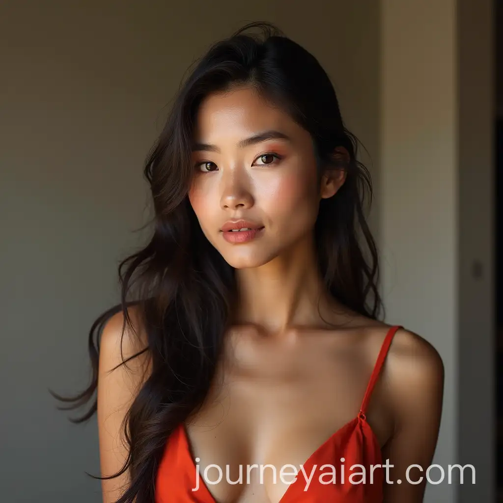 Portrait-of-an-Asian-Woman-in-Modern-Style