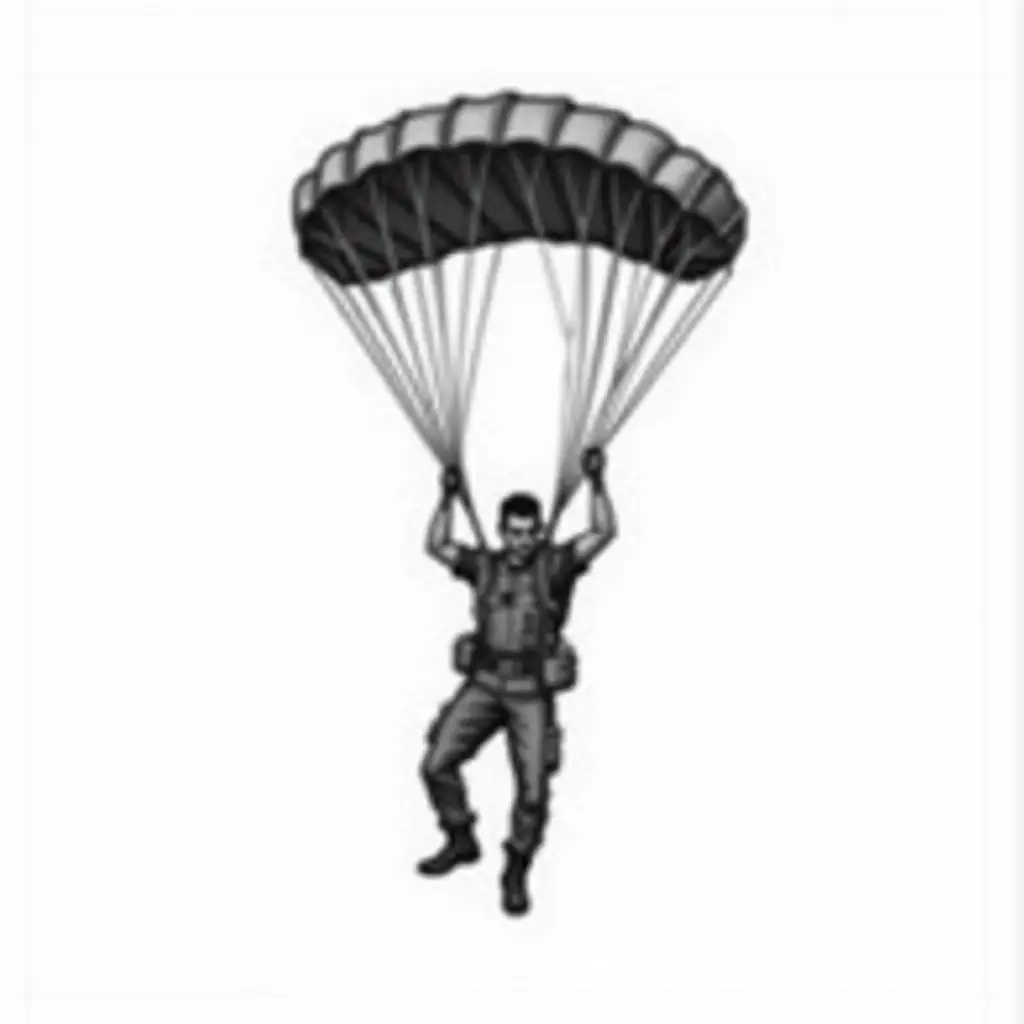 Daring-Parachutist-in-Action-A-CloseUp-View-of-Adventure
