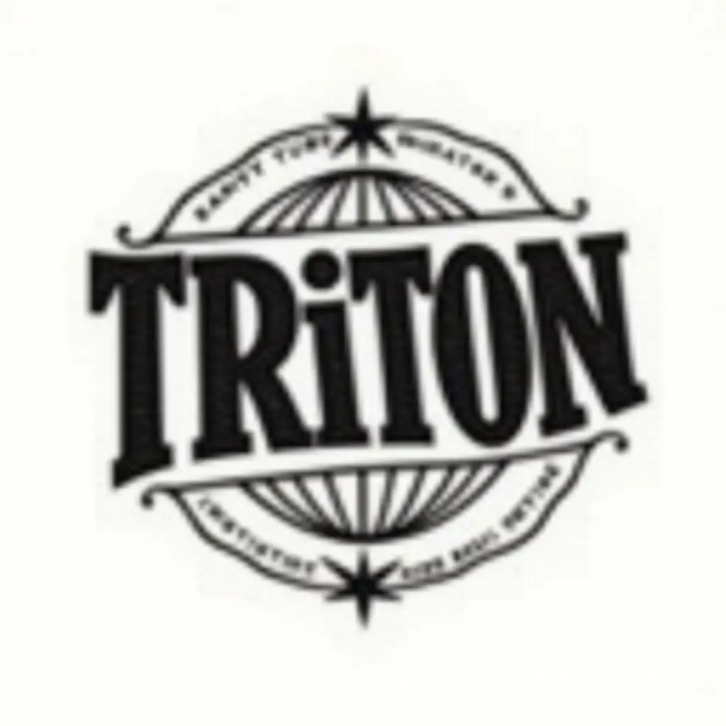 Triton-Handmade-Tube-Amplifier-Logo-in-Art-Deco-70s-Design