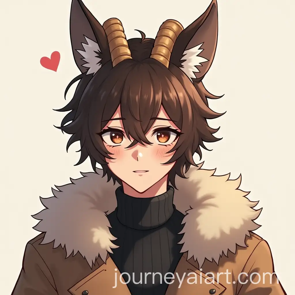 Anime-Preppy-Male-with-Wolf-Features-and-Goat-Horns-in-Fur-Coat