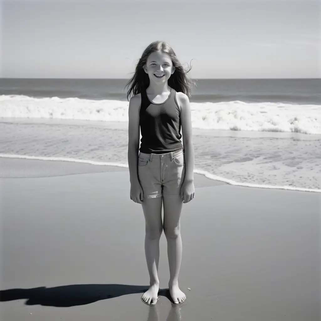 SeventhGrader-Posing-for-Sunshain-Hilth-Journal-on-Seashore-in-Jock-Sturges-Style