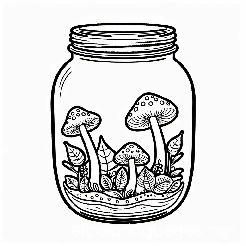 Simple-Mushroom-in-a-Jar-Coloring-Page-for-Kids