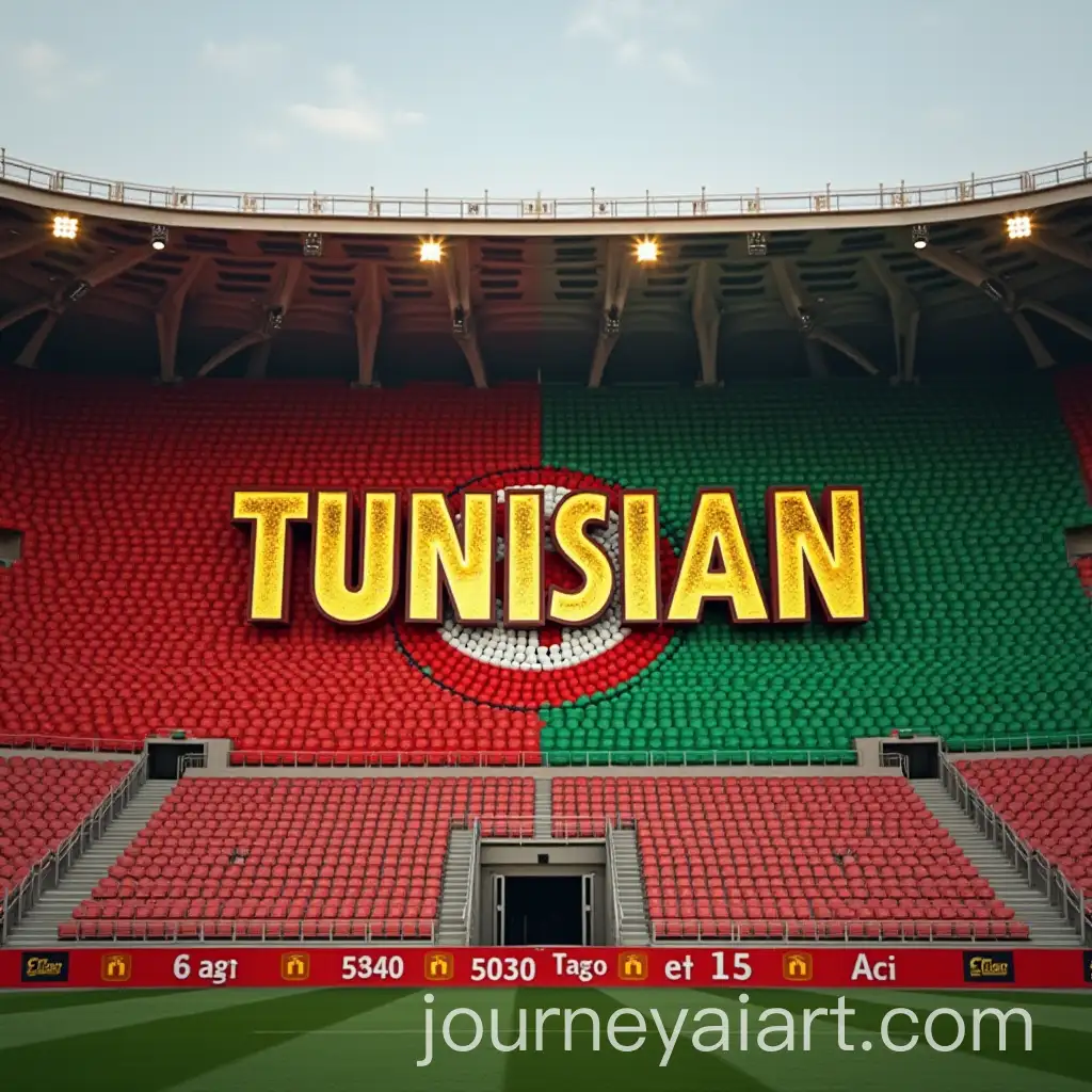 Tunisian-Stadium-Name-in-Gold-with-Red-and-Green-Background