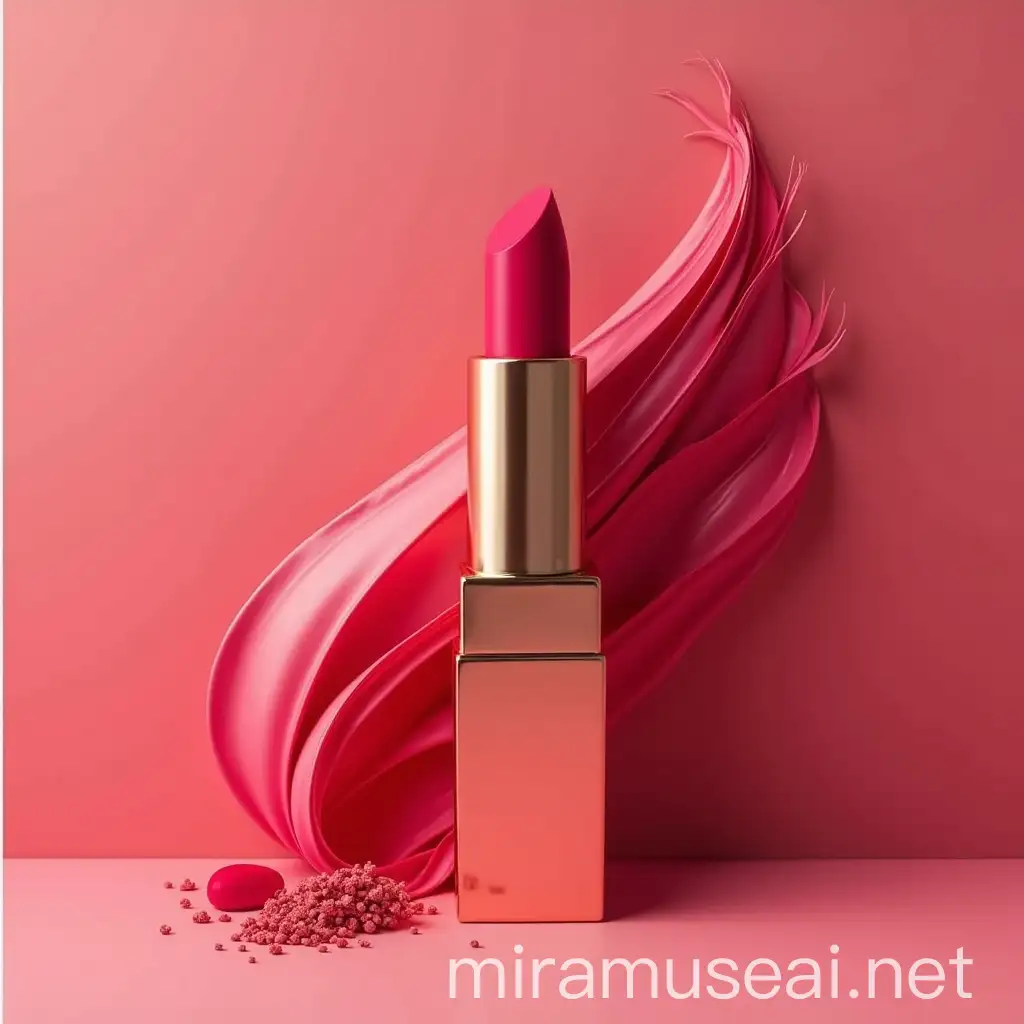 Luxurious Premium Lipstick Showcase for Online Shopping