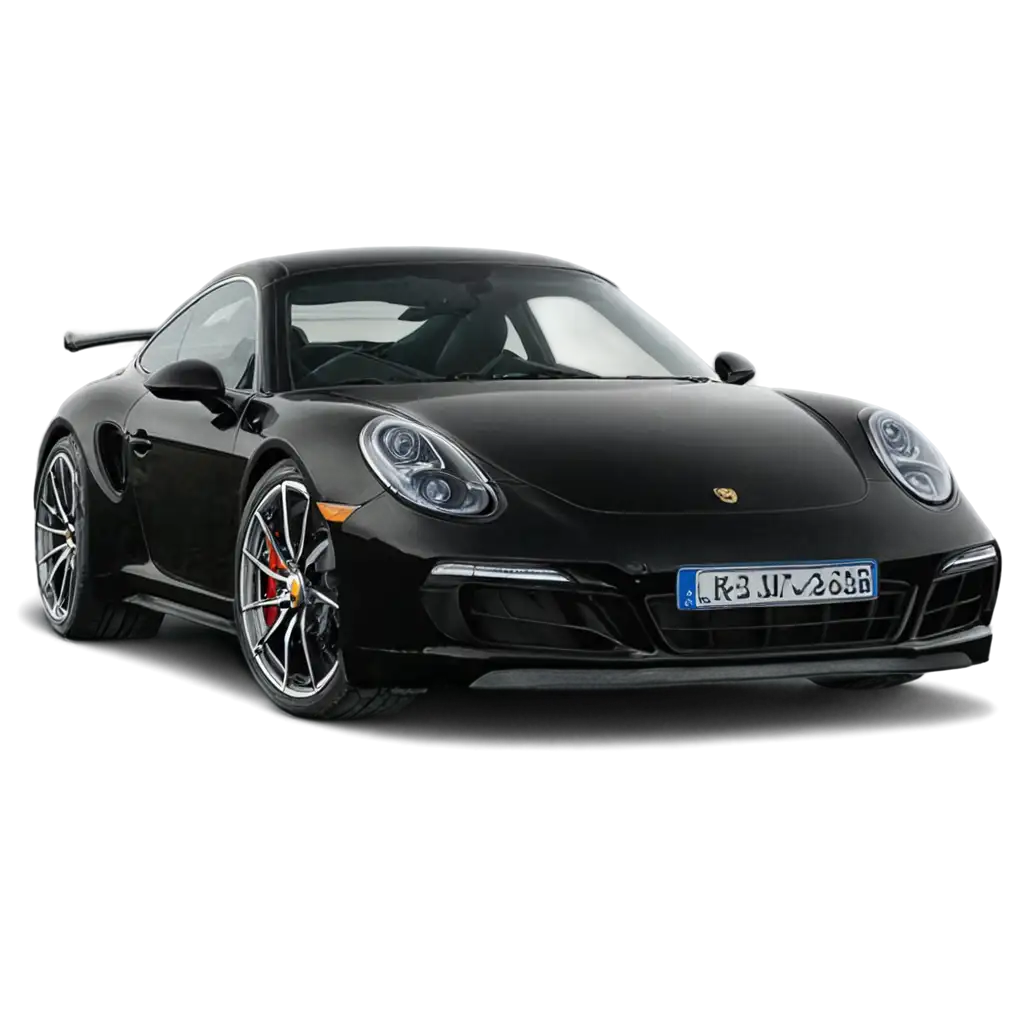 Black-Porsche-911-PNG-HighQuality-Image-of-a-Classic-Sports-Car