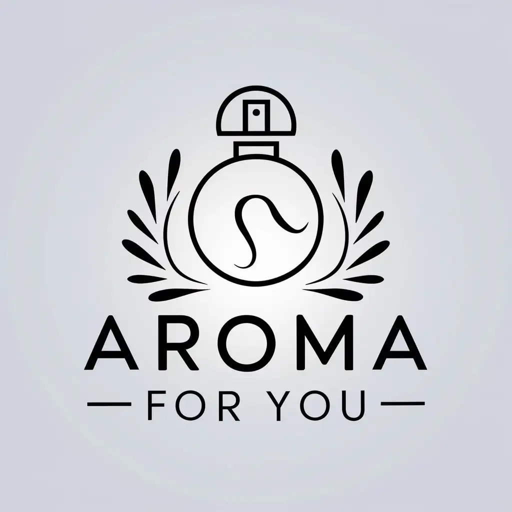 LOGO-Design-for-Aroma-for-You-Perfume-Bottle-with-Elegance-and-Clarity