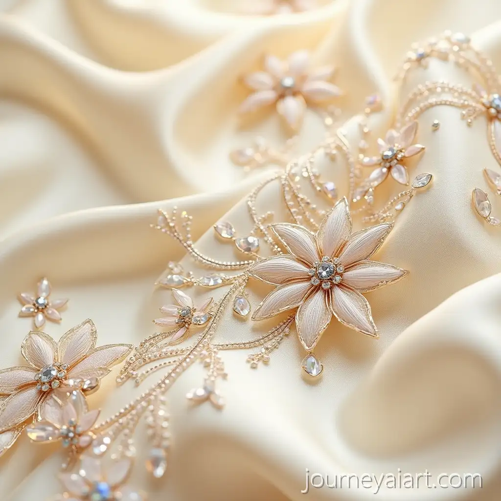 Luxurious-Haute-Couture-Floral-Satin-Fabric-with-Gemstone-Embellishments