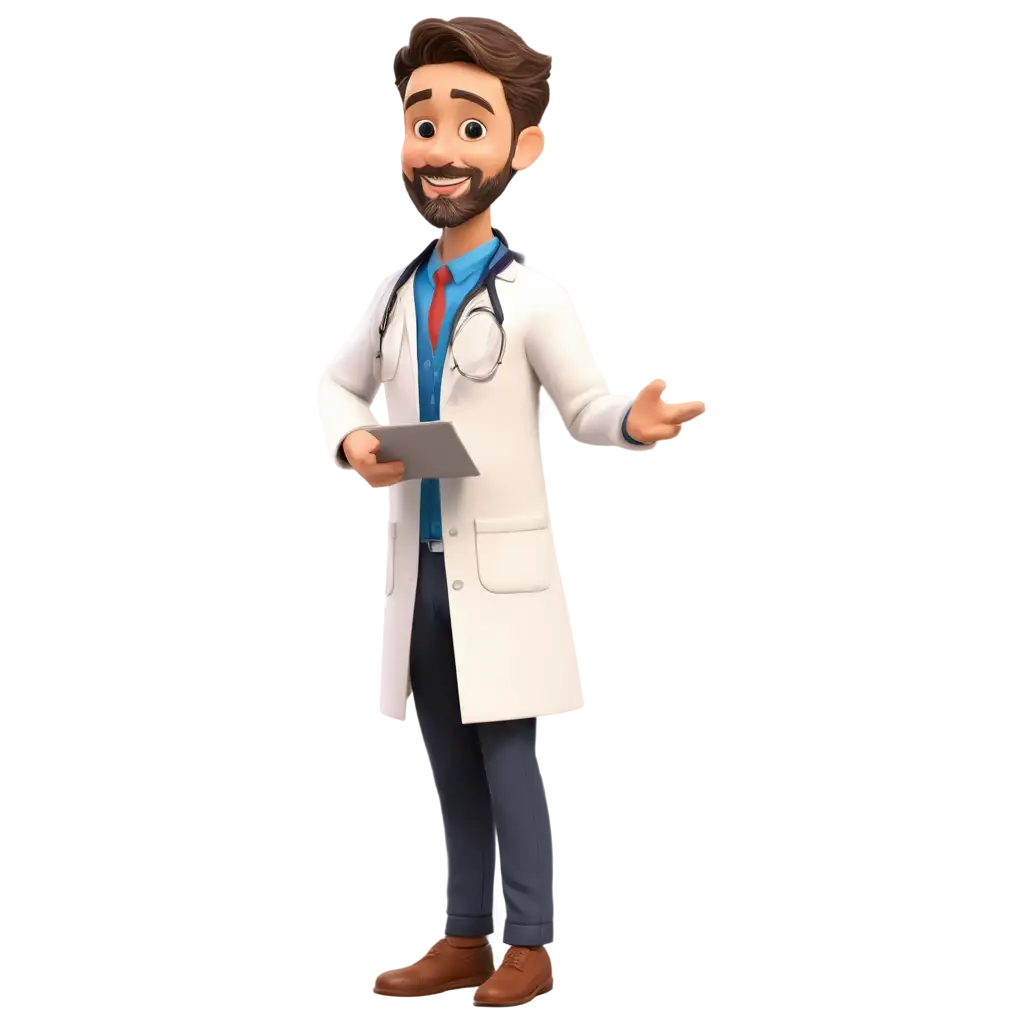 Playful-Doctor-Cartoon-PNG-Illustration-of-a-Medical-Professional-in-Digital-Format