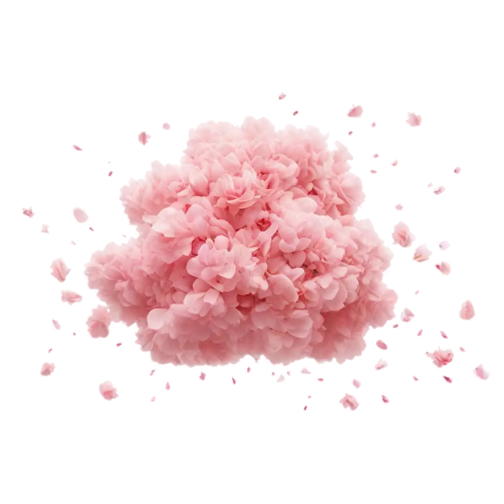 Exquisite-PNG-Image-A-Large-Cloud-of-Rose-Flowers-with-Falling-Petals