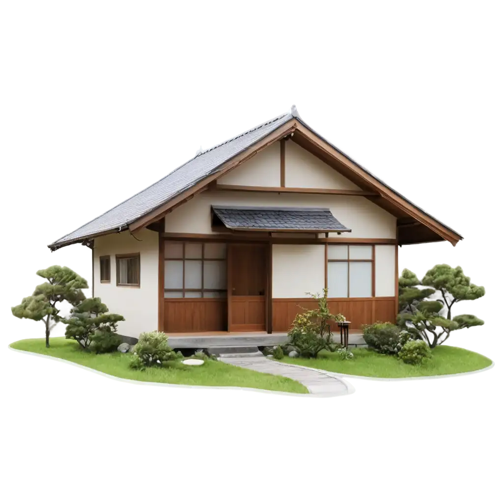 Japanese-House-PNG-Image-HighQuality-Versatile-for-Creative-Projects