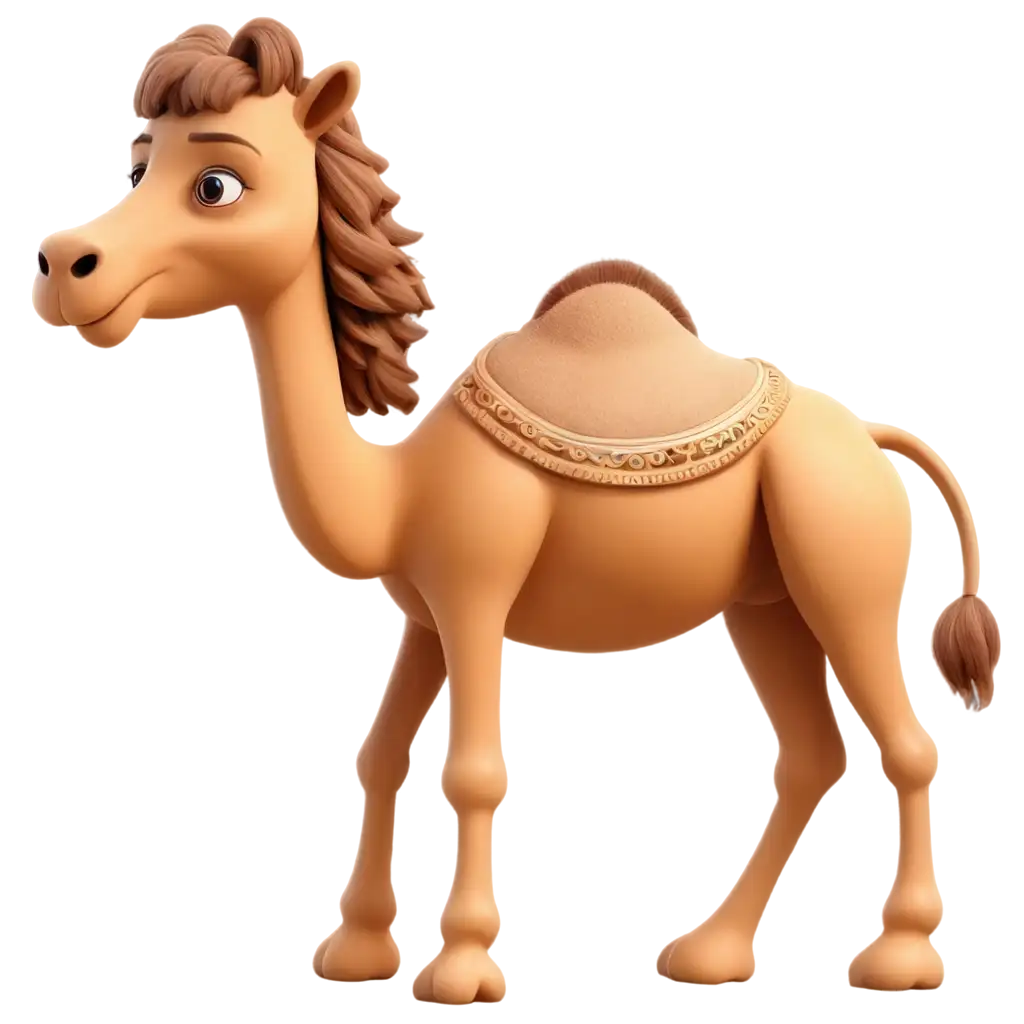 3D-Cute-Camel-PNG-Adorable-Cartoon-Drawings-for-Children