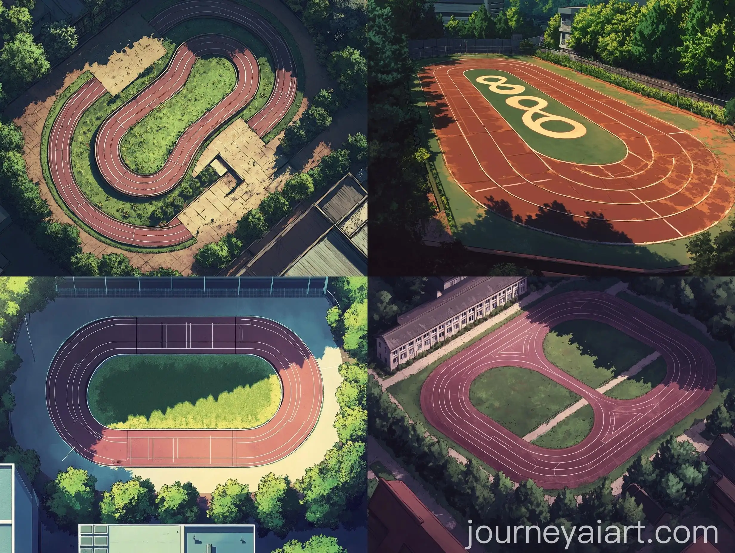 Infinite-Loop-School-Running-Track-in-Animesque-Style