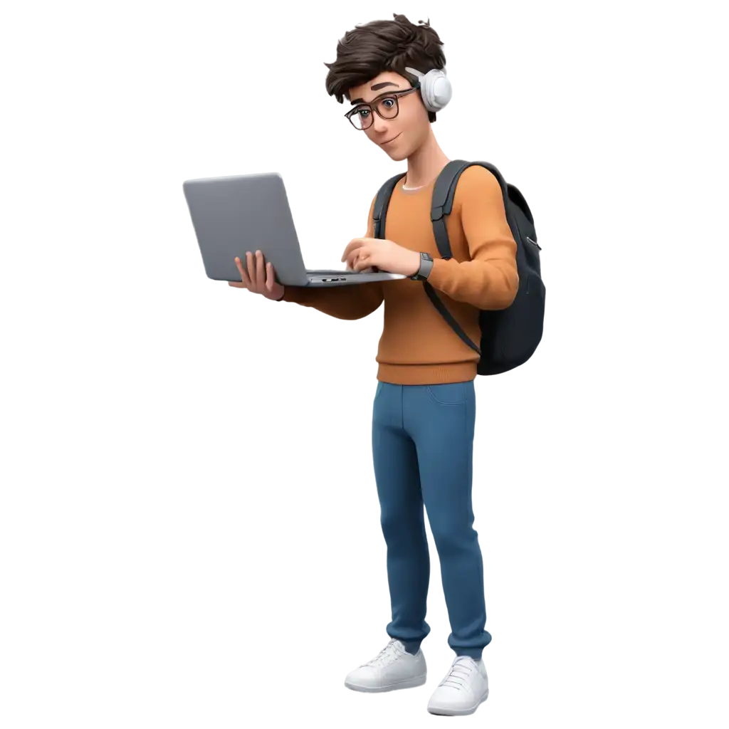 Realistic-3D-PNG-Image-of-a-Smart-Programmer-with-Tech-Devices