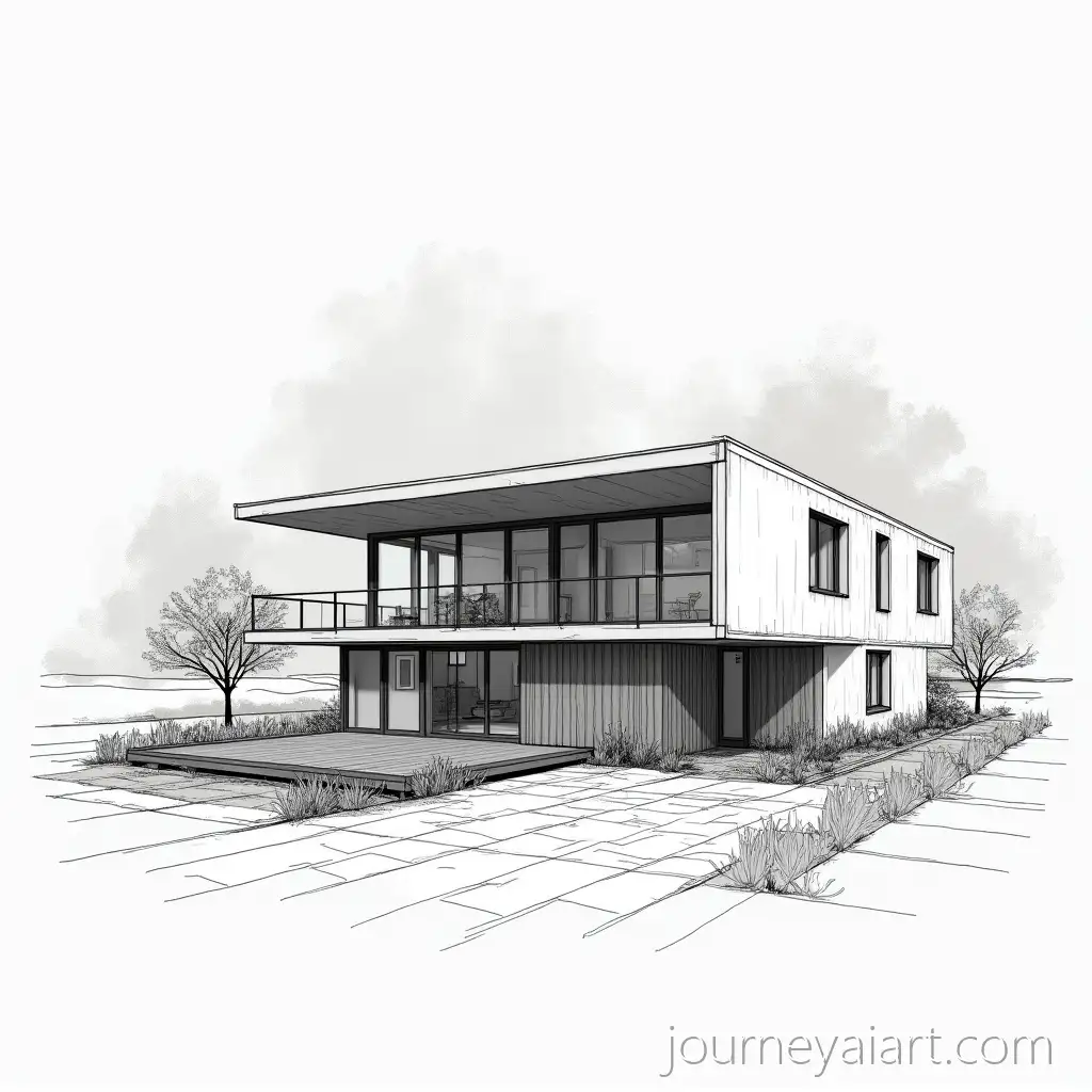 Architectural-Sketch-of-Modern-House-Design