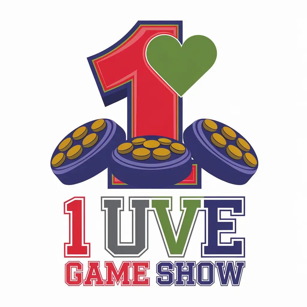 LOGO Design for 1 LUVE GAME SHOW Bold Colors and Modern Typography for the Entertainment Industry