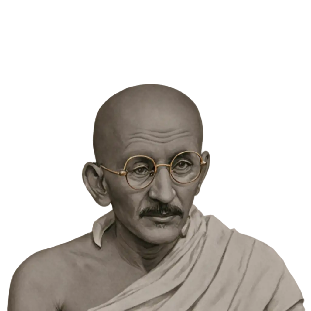 Gandhi-Ji-PNG-Image-HighQuality-Transparent-Format-for-Versatile-Use