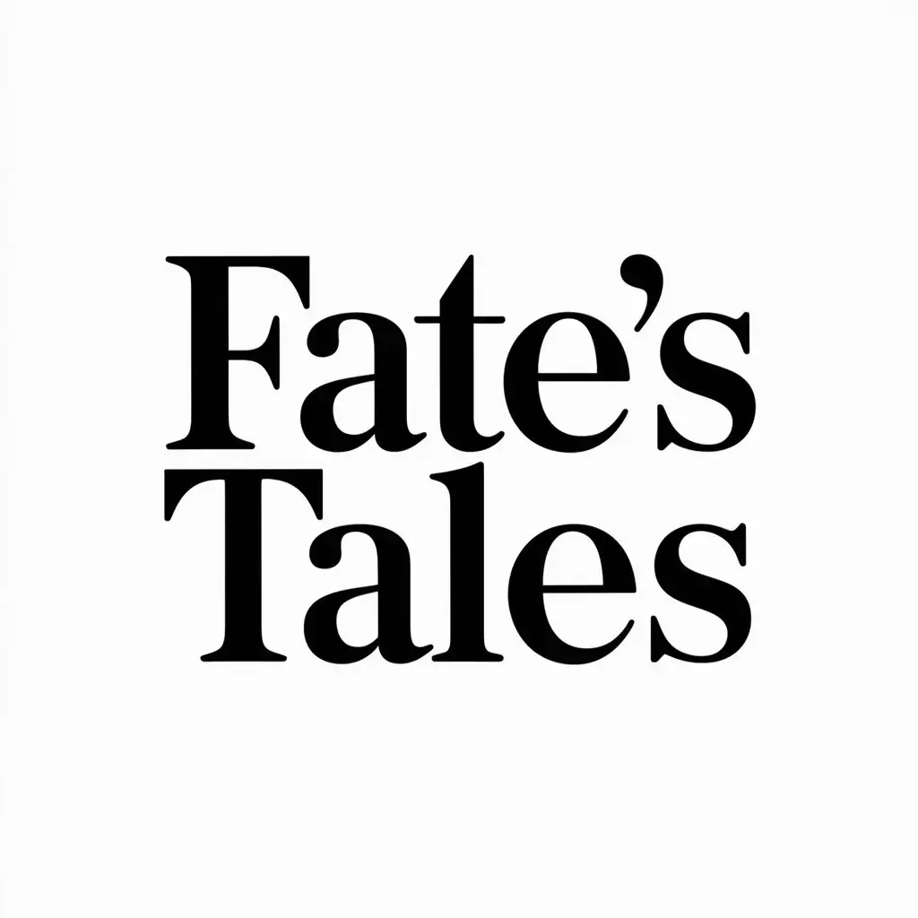 LOGO Design for Fates Tales Vector Design with SelfImprovement Theme