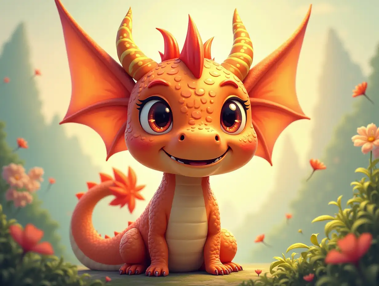 a cartoon dragon pic