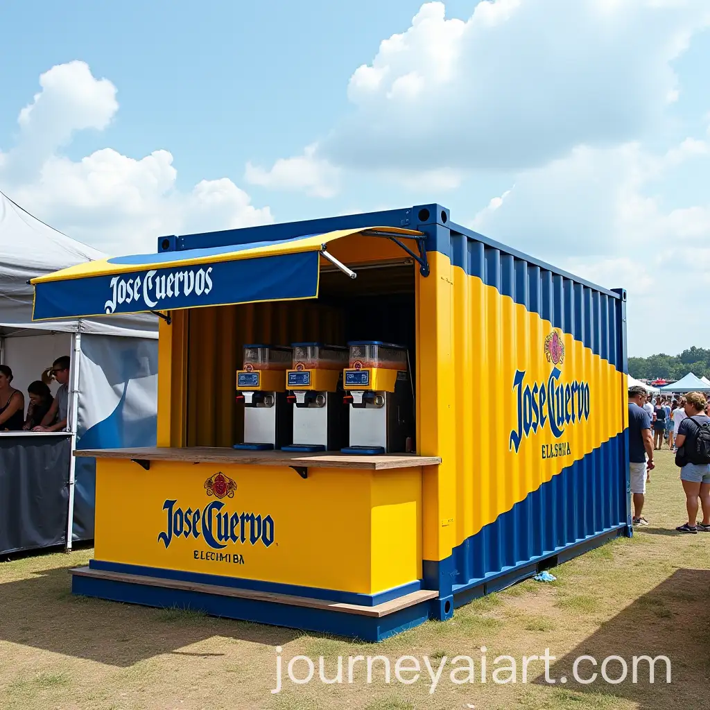 Maritime-Container-Bar-Stand-at-Music-Festival-Serving-Slushies