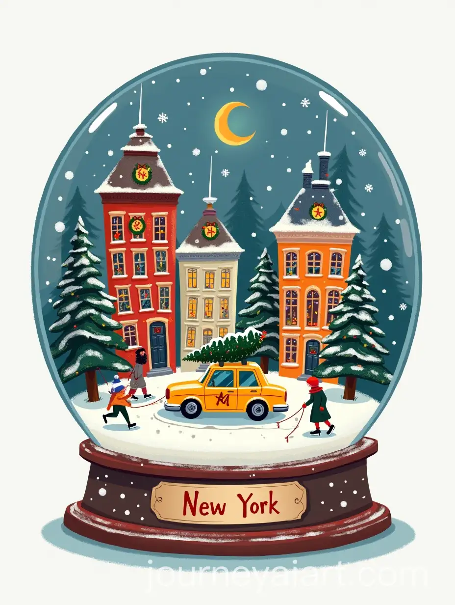 Festive-New-York-City-Snow-Globe-with-Christmas-Cheer