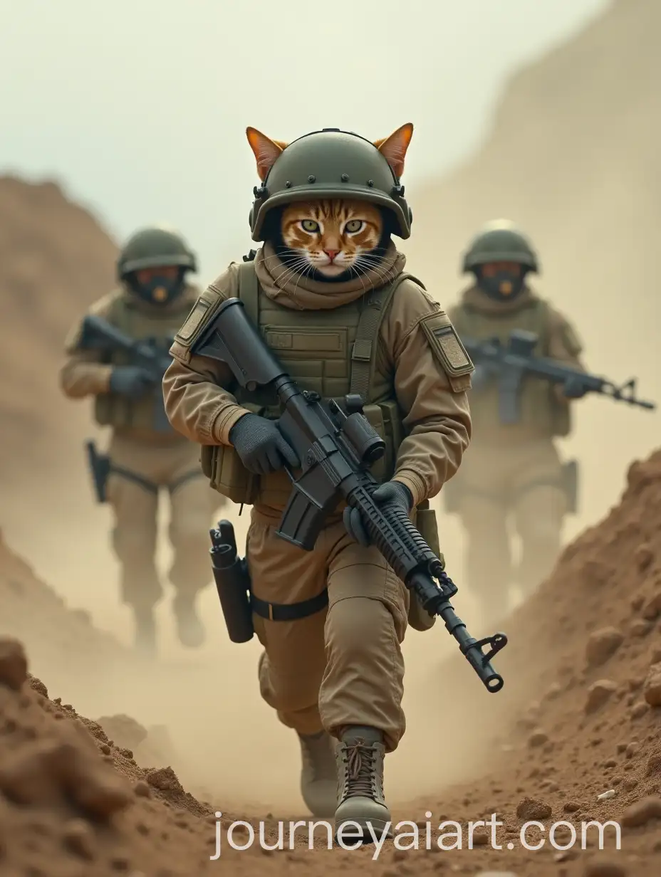 Feline-Soldier-on-a-Dusty-Battlefield-in-Tactical-Combat-Gear