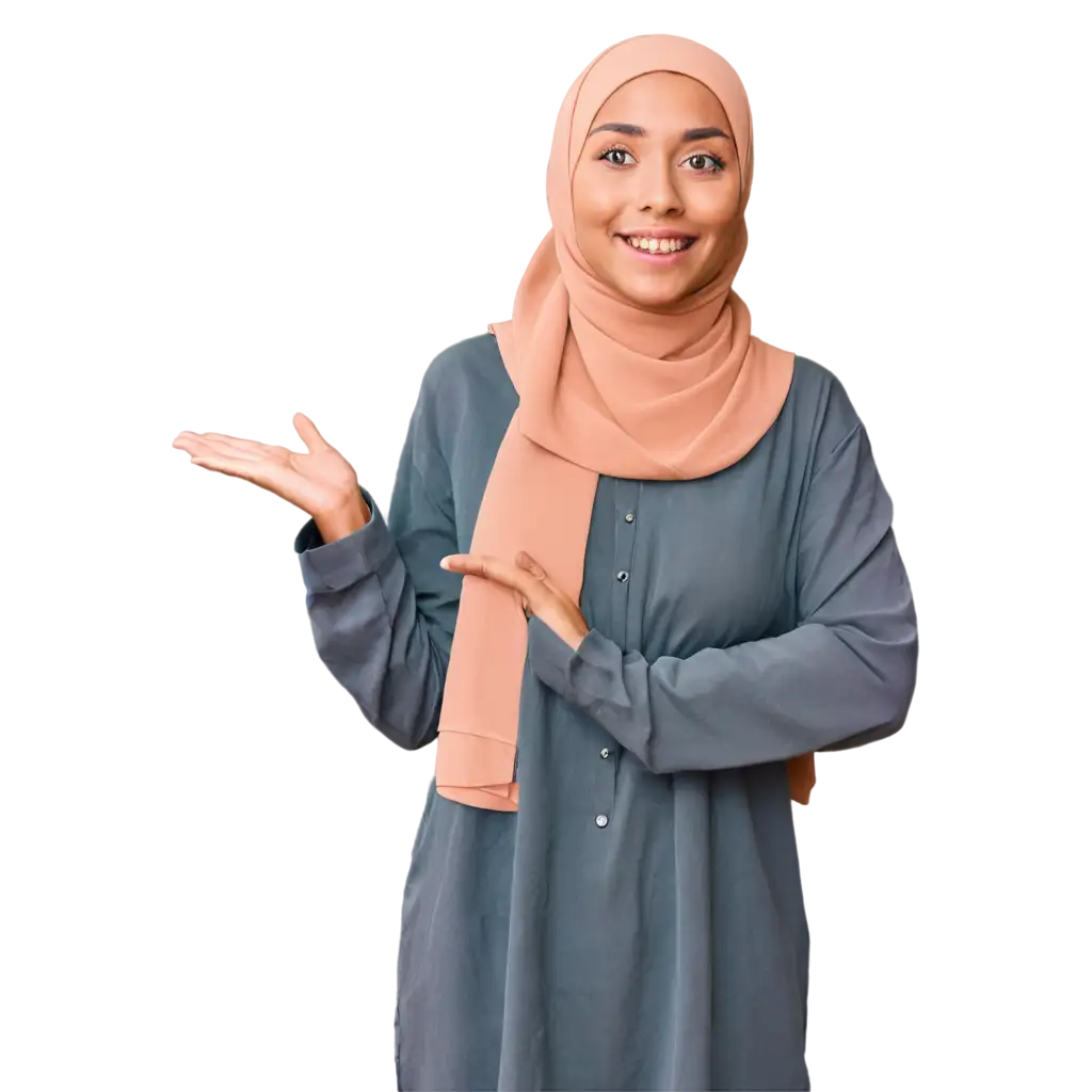 Woman-in-Hijab-Presenting-PNG-Image-for-Diverse-Applications