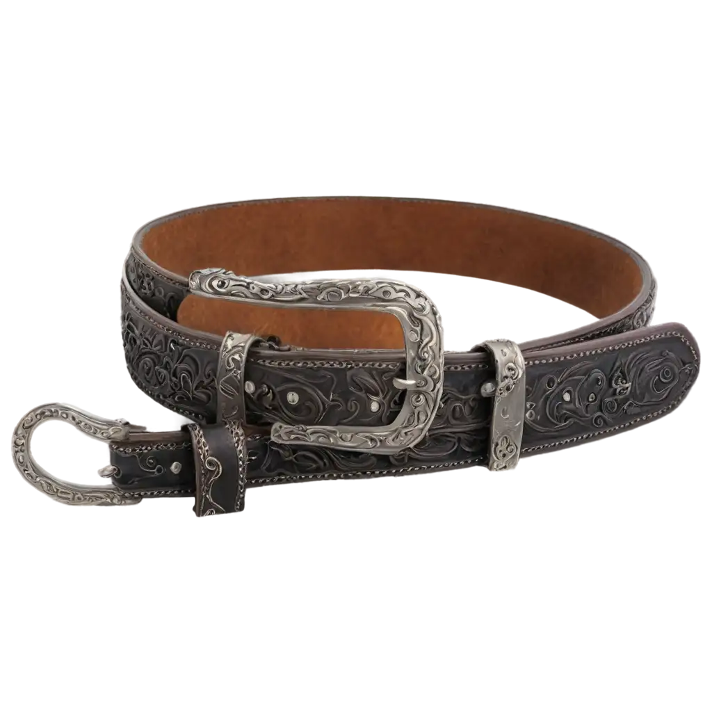 HighQuality-Western-Leather-Belt-PNG-Image-for-Versatile-Use