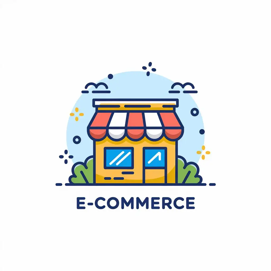 LOGO Design for ECommerce Shop Symbol for Retail Industry with Clear Background