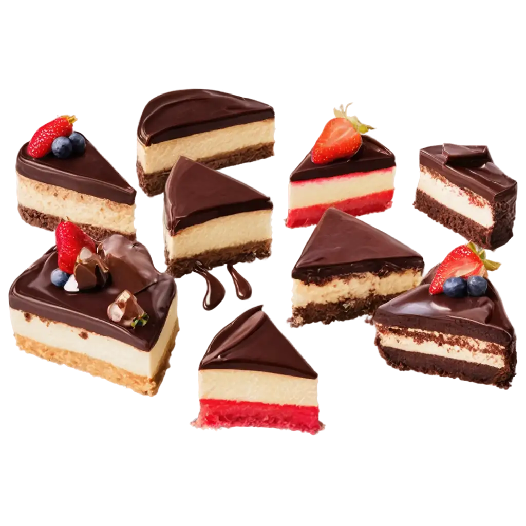 HighResolution-Assorted-Cake-Slices-PNG-for-Gourmet-Bakery-Showcase-and-Dessert-Photography