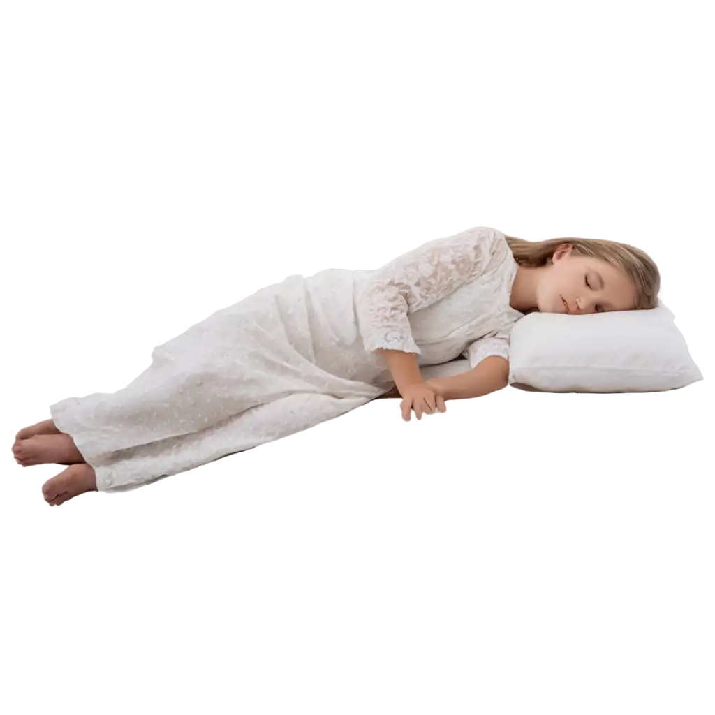 a sleeping girl
