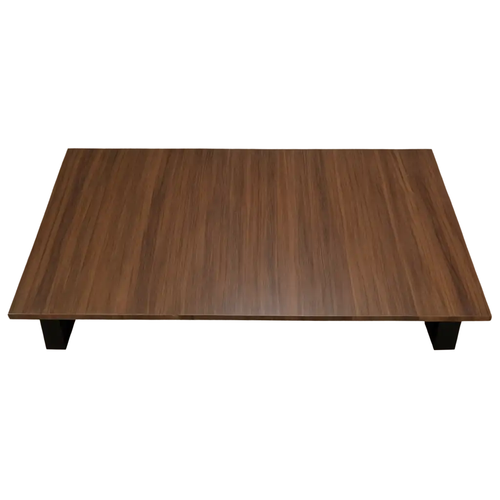 dinning table top view with faiber polish rectangle