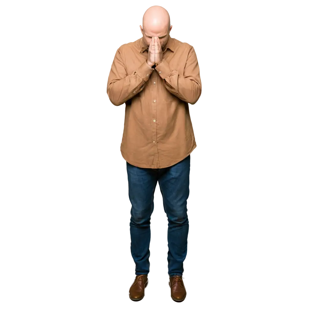 HighQuality-PNG-Image-of-a-Bald-Man-Praying-with-Head-Bowed-Down