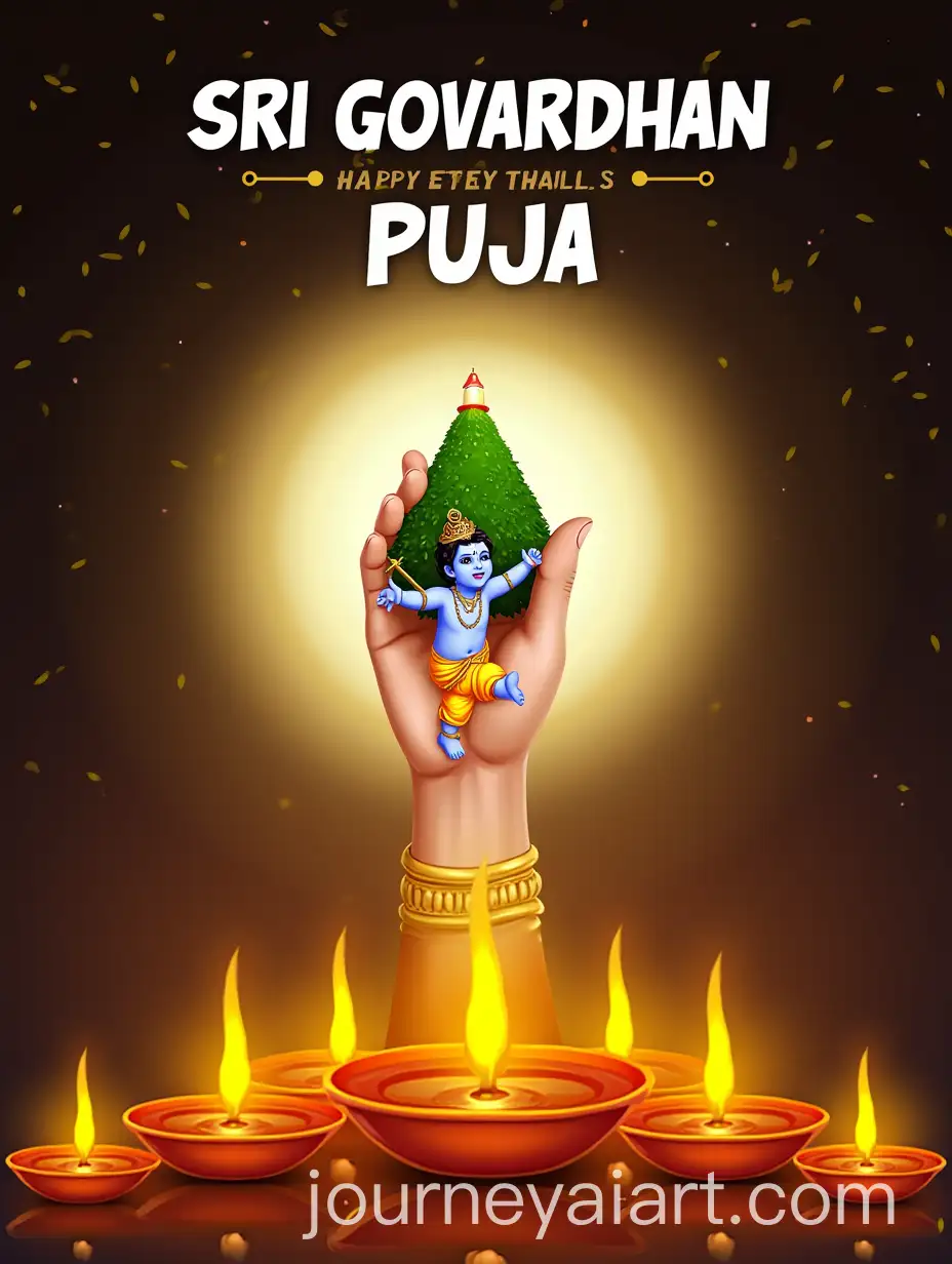 Divine-Celebration-of-Sri-Govardhan-Puja-with-Lord-Krishna