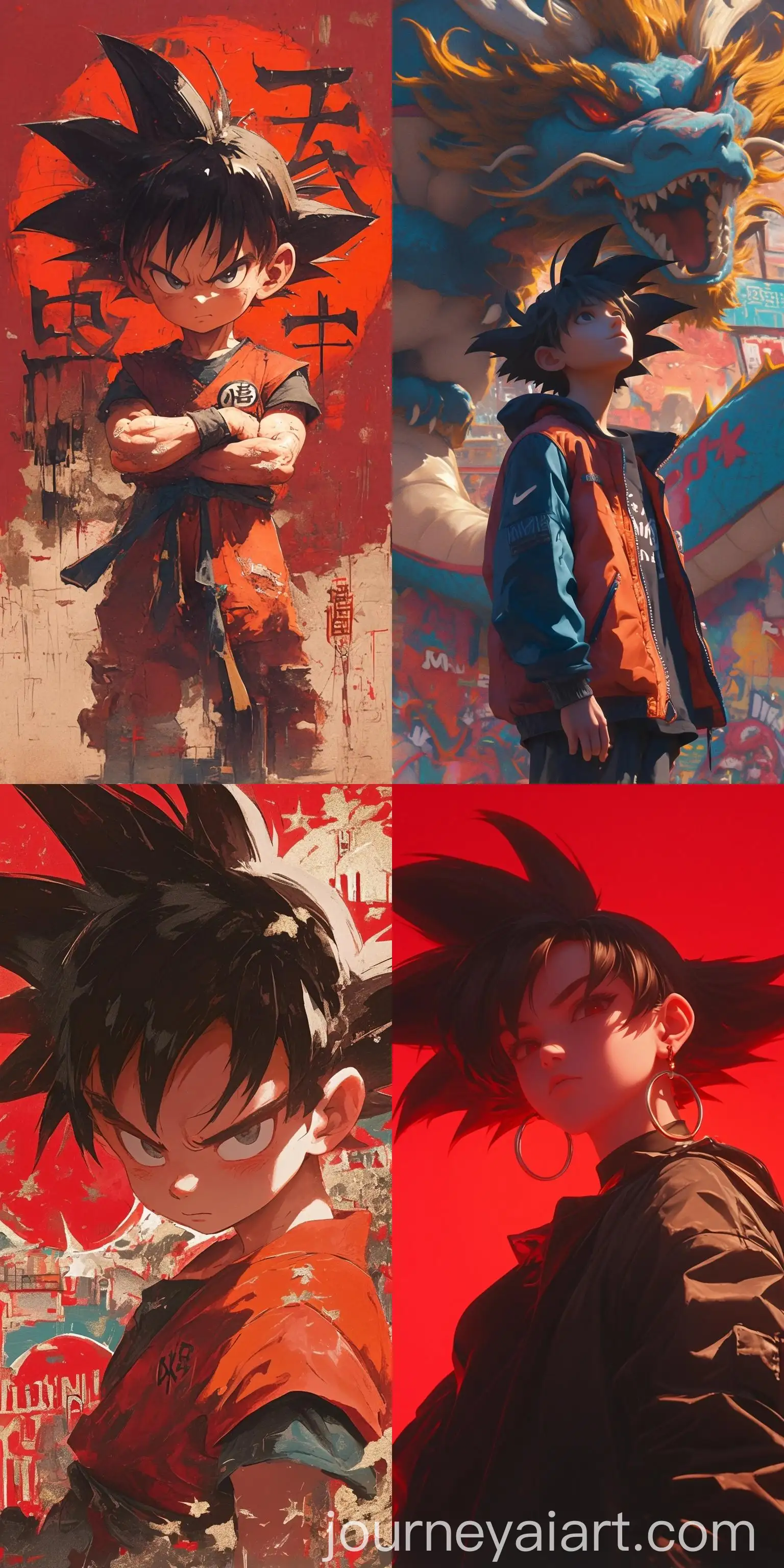 Goku-in-Street-Art-Style-Vibrant-Anime-Portrait